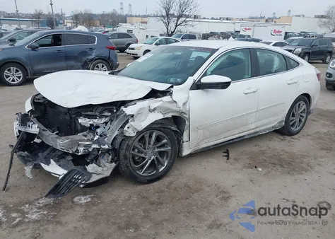 2019 Honda Insight Lx z USA, uszkodzony, nr VIN 19XZE4F13KE013058
